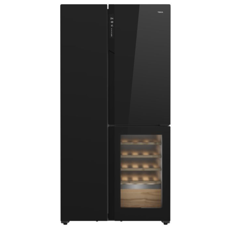 Combina frigorifica Side by Side RLF 85950 GBK, frigider vinuri integrat, Teka